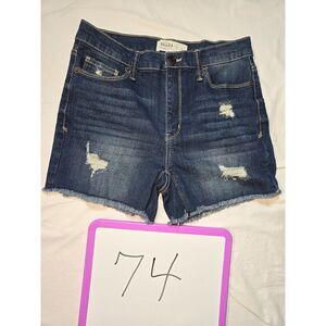 Mudd FLX Stretch Size 7 Women's Denim Shorts - 74